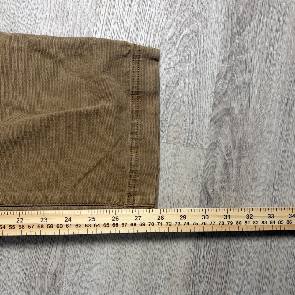 G.H. Bass & Co. Canvas Work Pants Mens 32x30 Brown Straight Leg Utility Outdoor - Picture 8 of 8
